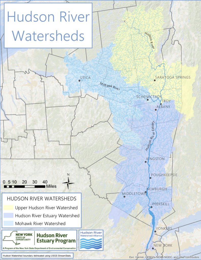 HRWA Map Hudson River Watersheds 791x1024 